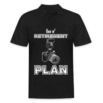 Ruhestandsplan Fotograf Rente Not Work - Männer Poloshirt - Schwarz - Vorne - Kai (181cm)