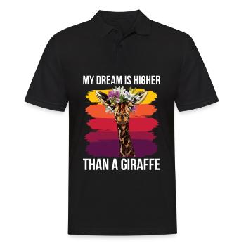 Girafe Dream Africa Girafe Savannah - Polo Homme - noir - Devant - Kai (181cm)