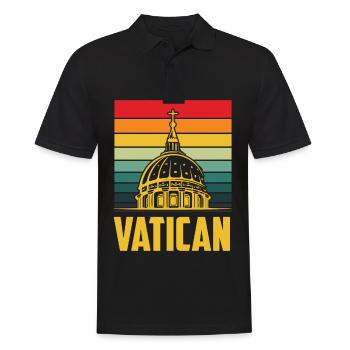 Vatican Church Leadership Italy Rome - Men's Polo Shirt - black - Front - Kai (181cm)