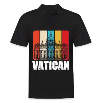 Vatican Church Italy Rome - Men's Polo Shirt - black - Front - Kai (181cm)