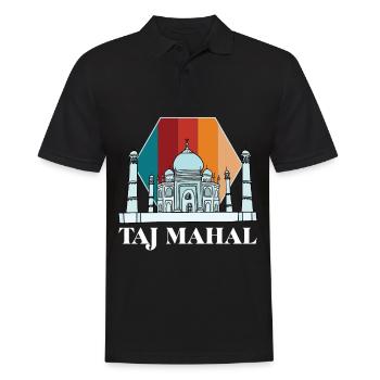 India Taj Mahal Palace South Asia Tourist - Men's Polo Shirt - black - Front - Kai (181cm)
