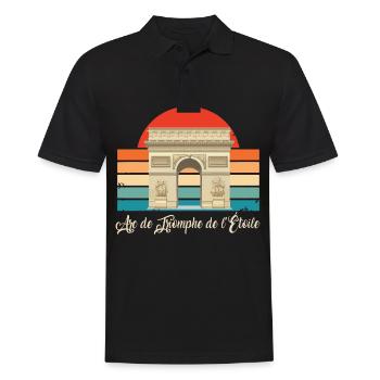 Arc de Triomphe Paris Arc de Triumphe France - Polo Homme - noir - Devant - Kai (181cm)