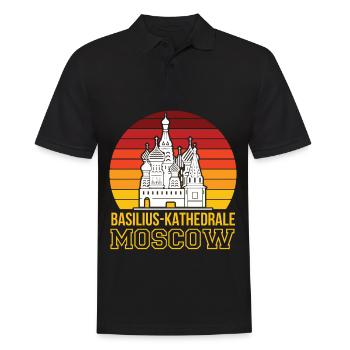 Basilius Kathedrale Moskau Christ Russland - Männer Poloshirt - Schwarz - Vorne - Kai (181cm)