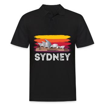 Concert de l’Opéra rétro de Sydney en Australie - Polo Homme - noir - Devant - Kai (181cm)