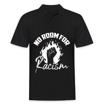 Freiheit Rassismus Faust Südafrika Mandela - Männer Poloshirt - Schwarz - Vorne - Kai (181cm)