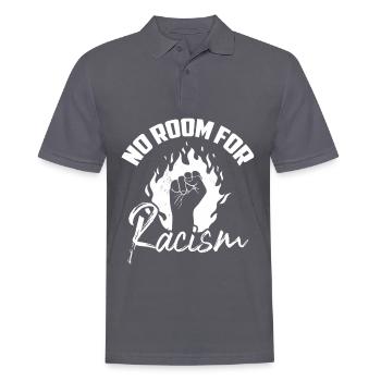 Liberté Racisme Faust Afrique du Sud Mandela - Polo Homme - charbon - Devant - Nico (186cm)
