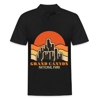 National Park Grand Canyon Arizona Colorado - Men's Polo Shirt - black - Front - Kai (181cm)