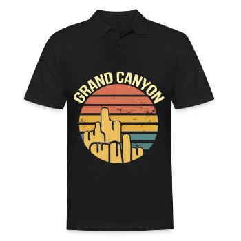 Grand Canyon Mountains Arizona Hiking Colorado - Men's Polo Shirt - black - Front - Kai (181cm)
