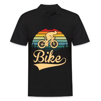 Vélo Rétro Cyclisme en plein air Cyclisme - Polo Homme - noir - Devant - Kai (181cm)