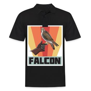 Faucons Fauconneries et aigles Faune - Polo Homme - noir - Devant - Kai (181cm)