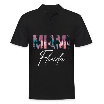 Miami Palms Floride Miami Beach Sun - Polo Homme - noir - Devant - Kai (181cm)