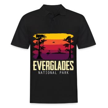Everglades Wetlands Parc national de Pelikan Flori - Polo Homme - noir - Devant - Kai (181cm)