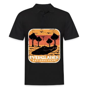 Parc national des Alligator des Everglades Zones humides Fl - Polo Homme - noir - Devant - Kai (181cm)