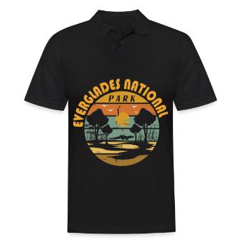 Parc national de Floride Everglades Wetlands Alli - Polo Homme - noir - Devant - Kai (181cm)
