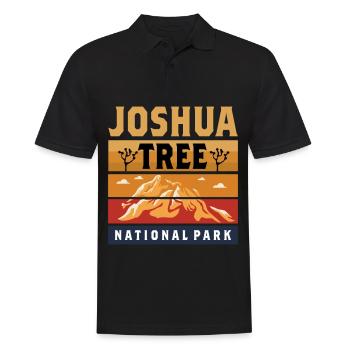 Joshua Tree National Park Camping California Walle - Men's Polo Shirt - black - Front - Kai (181cm)