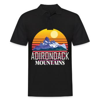 Parc national des montagnes Adirondack Camping Randonnée États-Unis - Polo Homme - noir - Devant - Kai (181cm)