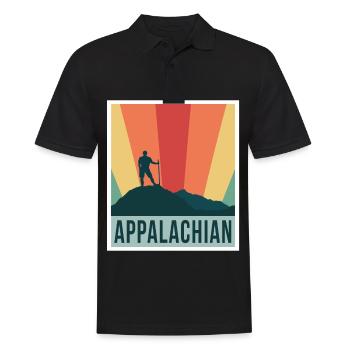 Appalachian Mountain Range Hiking Tours North America - Men's Polo Shirt - black - Front - Kai (181cm)