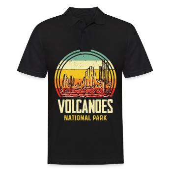 Volcano Island Souvenir Parc national d’Hawaï - Polo Homme - noir - Devant - Kai (181cm)