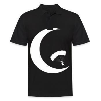 Croissant de Lune - Parapente - - Polo Homme - noir - Devant - Kai (181cm)