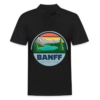 Parc national Banff Grizzly Bear Lake Louise Canada C - Polo Homme - noir - Devant - Kai (181cm)
