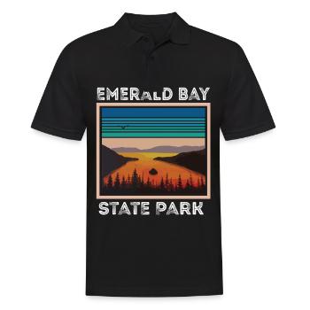 Parc d’État de Californie Lac Tahoe Emerald Bay Neva - Polo Homme - noir - Devant - Kai (181cm)