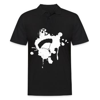 Gleitschirmfliegen - (5) - Männer Poloshirt - Schwarz - Vorne - Kai (181cm)