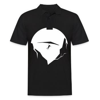 Montagne - Parapente - (14) - Polo Homme - noir - Devant - Kai (181cm)