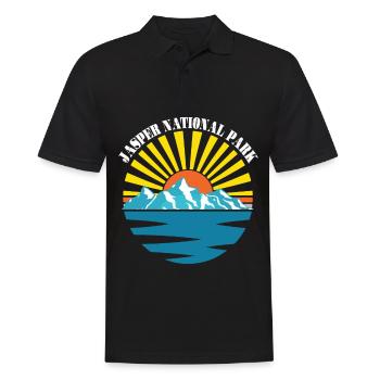 Parc national Jasper Alberta Canada Icefields Wasse - Polo Homme - noir - Devant - Kai (181cm)