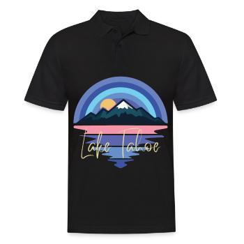Lac Tahoe Nevada Californie Camping Nature Randonnée - Polo Homme - noir - Devant - Kai (181cm)