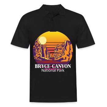 Bryce Canyon Souvenir Parc National Rocks Utah Cam - Polo Homme - noir - Devant - Kai (181cm)