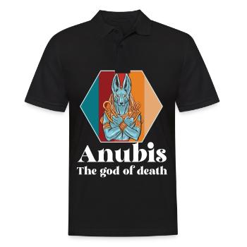 Egypt Retro Anubis Egyptology God of the Dead Ph - Men's Polo Shirt - black - Front - Kai (181cm)