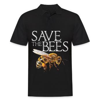 Save The Bees Apiculture Honey Bee Queen Bee Imk - Polo Homme - noir - Devant - Kai (181cm)