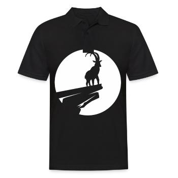 Chèvre - (5) - Polo Homme - noir - Devant - Kai (181cm)