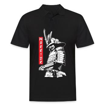 Guerrier Samouraï Ninja Japonais Bloodstain Katana S - Polo Homme - noir - Devant - Kai (181cm)