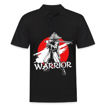 Japon Guerrier Samouraï Guerrier Asiatique Ninja Oui - Polo Homme - noir - Devant - Kai (181cm)