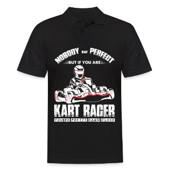 Go-Kart Go-Kart Racing Track Fun Racetrack - Men's Polo Shirt - black - Front - Kai (181cm)