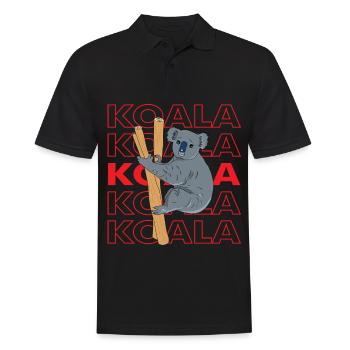 Koala Costume Koalas Animal Australia Cute Koa - Men's Polo Shirt - black - Front - Kai (181cm)