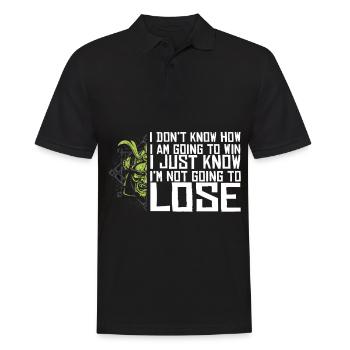 Citation de samouraï guerrier japonais Japon ninja - Polo Homme - noir - Devant - Kai (181cm)
