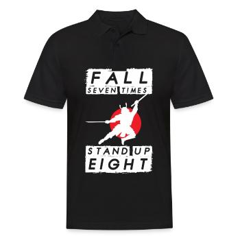Katana Samouraï Citation Guerrier Japonais Ninja Jap - Polo Homme - noir - Devant - Kai (181cm)