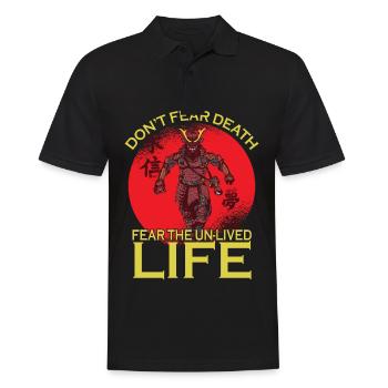 Les samouraïs craignent le guerrier japonais ninja suédois - Polo Homme - noir - Devant - Kai (181cm)