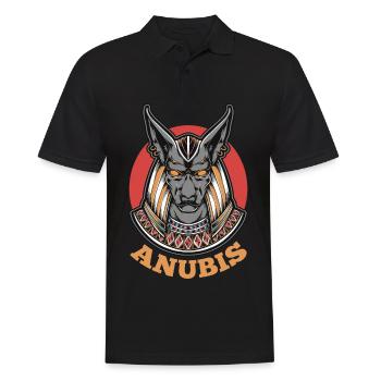 Anubis Egypt Pyramids Egyptologist Egyptologist God - Men's Polo Shirt - black - Front - Kai (181cm)