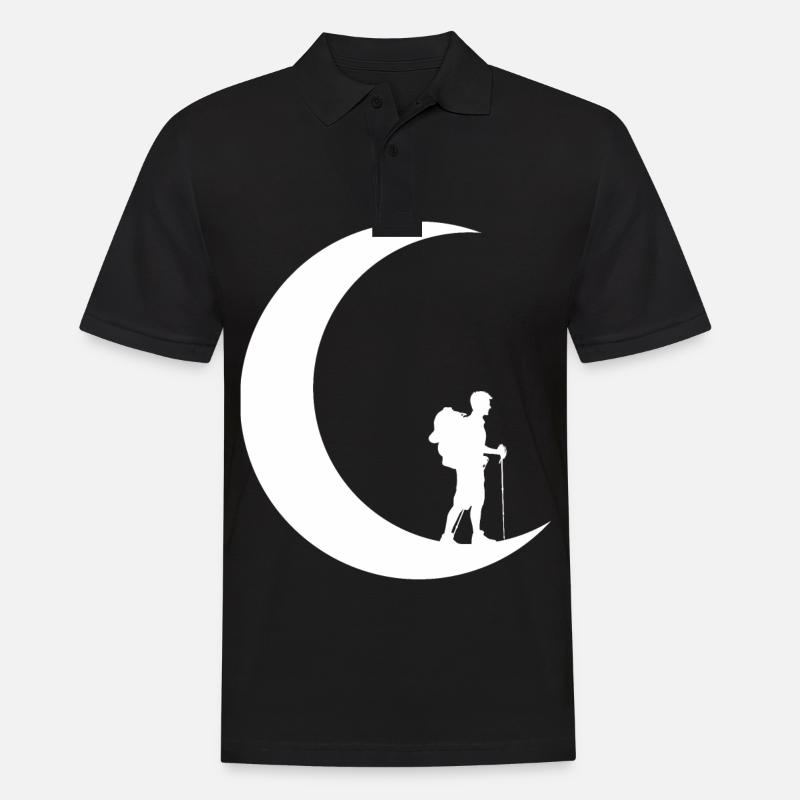 Crescent Moon - Randonnée - - Polo Homme - noir