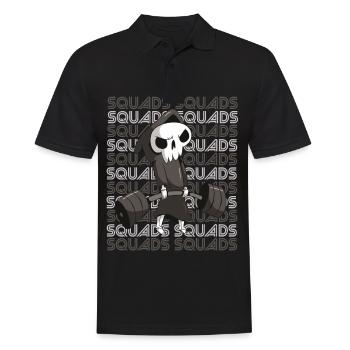 Death Squads Training Motivation Deadlift Fi - Men's Polo Shirt - black - Front - Kai (181cm)