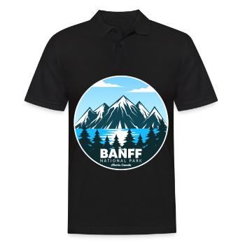 Parc national Banff Alberta Lake Canada Souvenir - Polo Homme - noir - Devant - Kai (181cm)