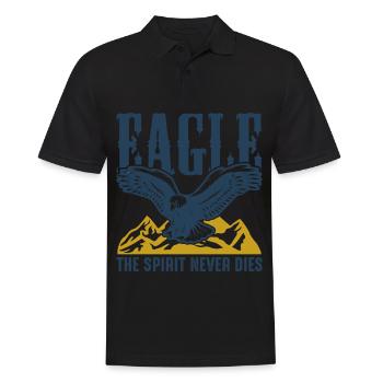 Eagle Nature Fauconnerie de montagne Oiseaux de proie Faucon autour des palombes - Polo Homme - noir - Devant - Kai (181cm)