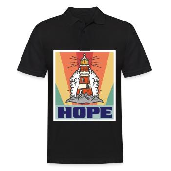 Be Light Lighthouse Anchor Sea Nautical Ocean Cape - Polo Homme - noir - Devant - Kai (181cm)