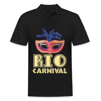 Carnaval de Rio de Janeiro Carnaval de Rio de Janeiro Masque Brasili - Polo Homme - noir - Devant - Kai (181cm)
