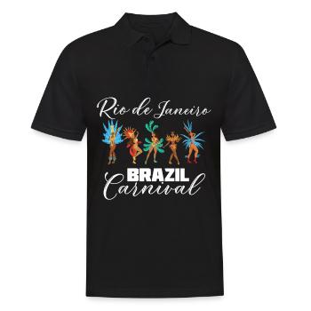 Carnaval de Rio Rio de Janeiro Célébration au Brésil - Polo Homme - noir - Devant - Kai (181cm)