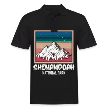 Montagnes Parc national de Shenandoah Virginie Randonnée - Polo Homme - noir - Devant - Kai (181cm)