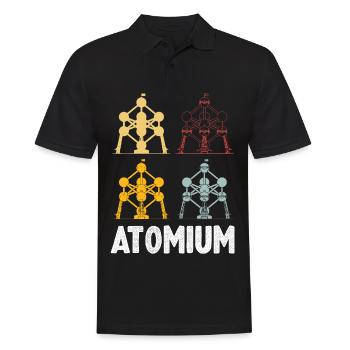 Noyau atomique de l’Atomium de Bruxelles Physics Science - Polo Homme - noir - Devant - Kai (181cm)